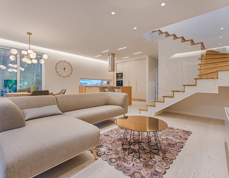 Clean modern interior